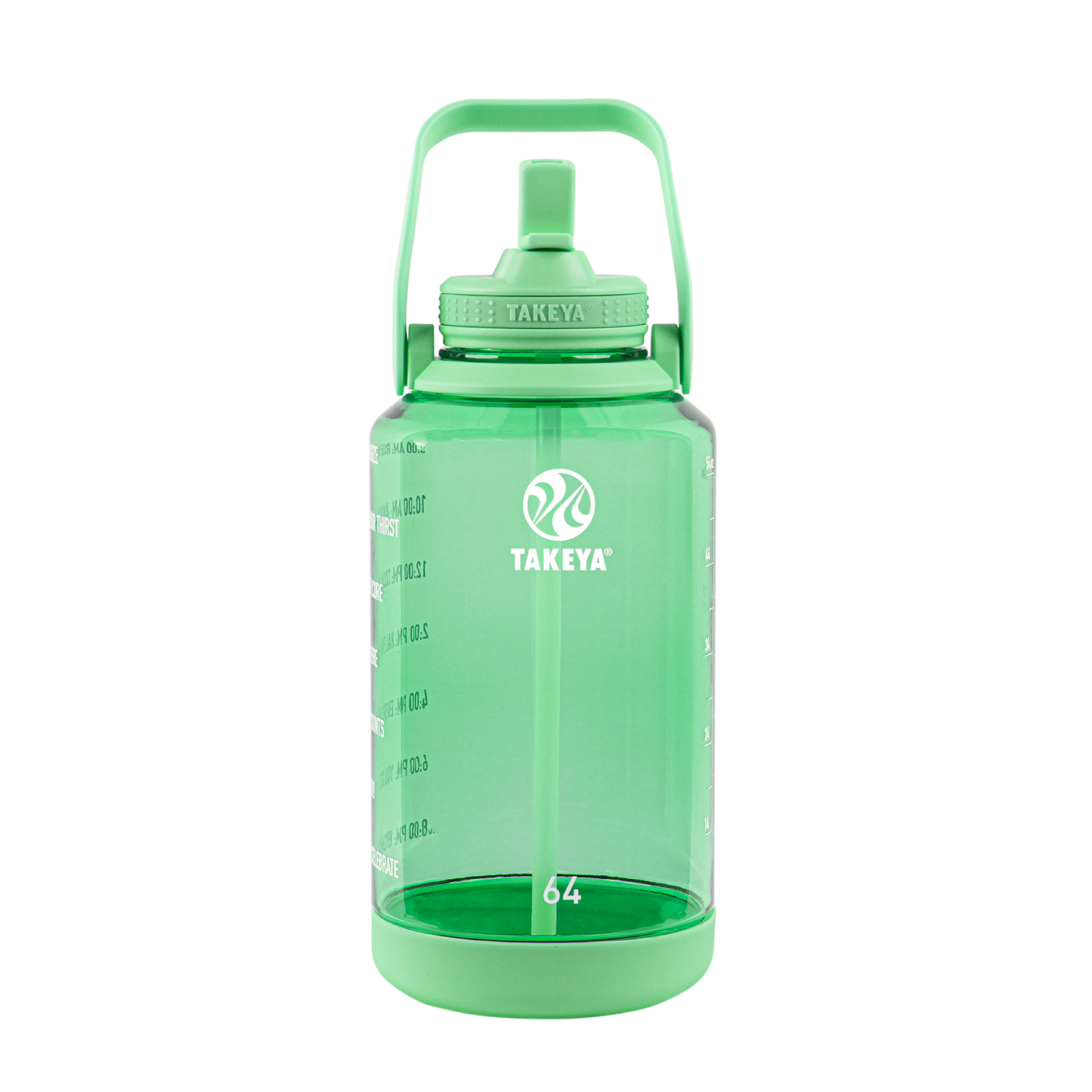 tritan-motivational-water-bottle-with-straw-lid-t3 54101-Tritan-Straw-Motivational-64-PistactioGreen-front.png