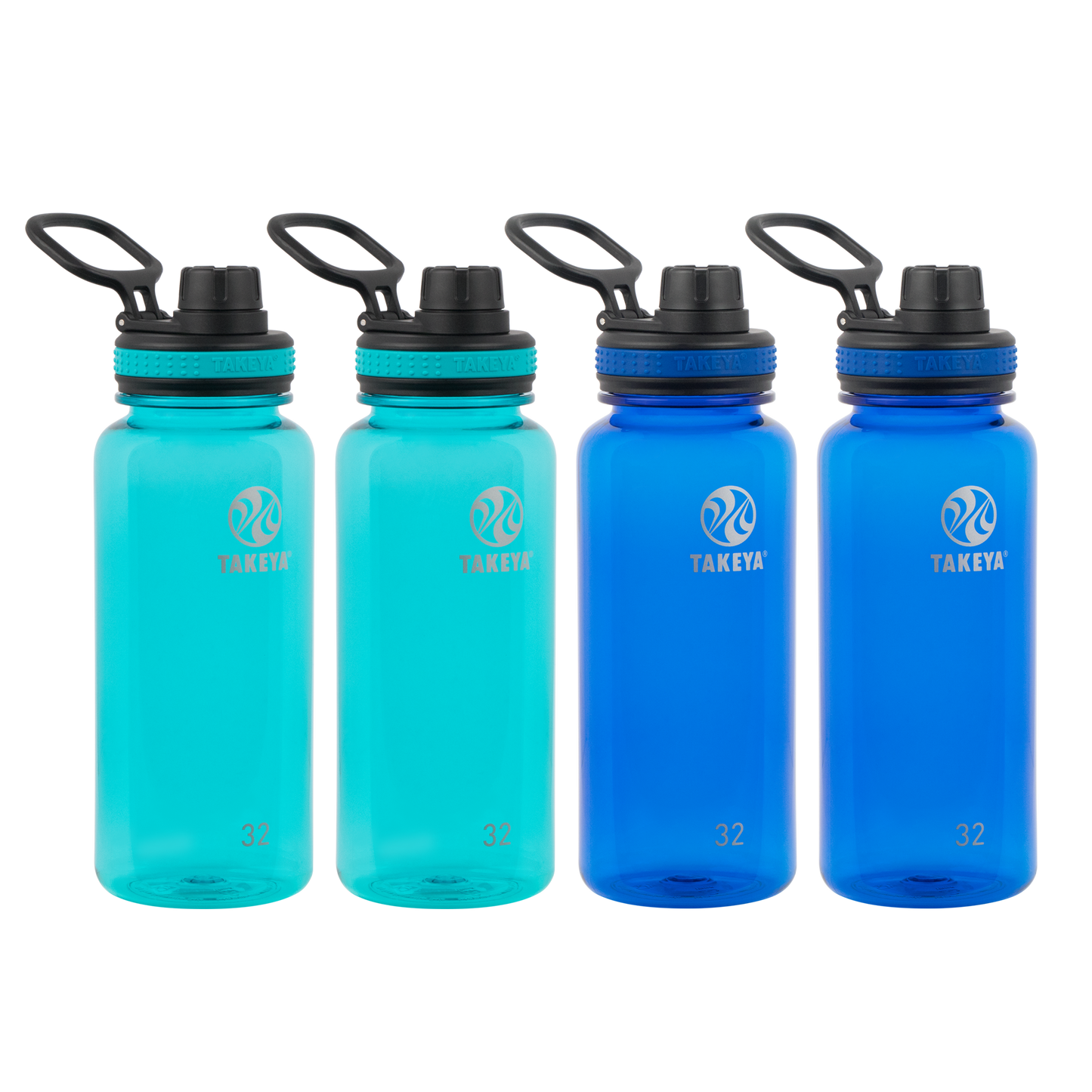 tritan-water-bottle-with-spout-lid-4-pack-u8 50276-Tritan-Spout-32-4pk-Ocean-Royal-angle.png