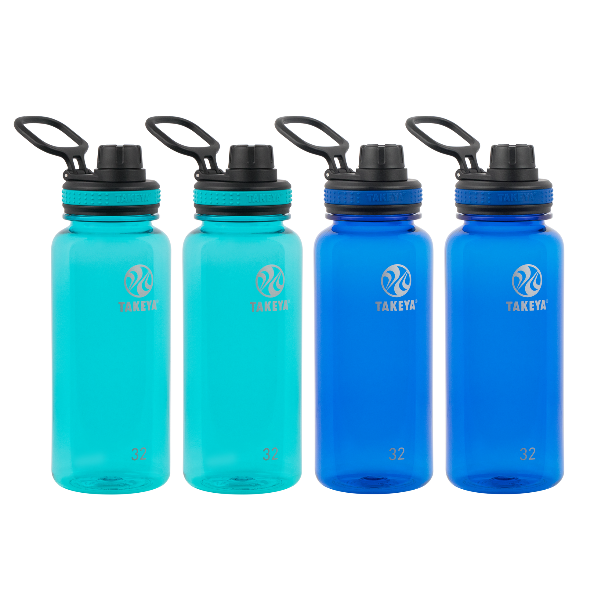 tritan-water-bottle-with-spout-lid-4-pack-u8 50276-Tritan-Spout-32-4pk-Ocean-Royal-angle.png
