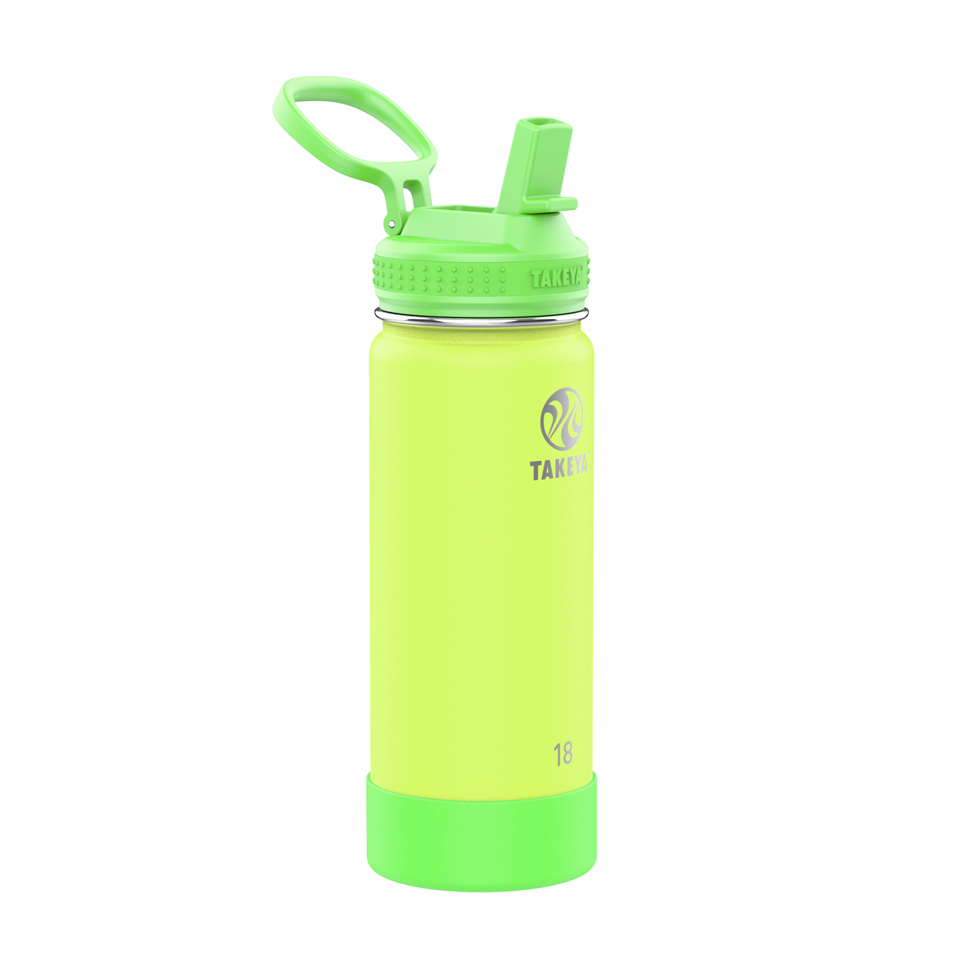 actives-kids-glow-in-the-dark-water-bottle-with-straw-lid-x5 51075-Actives-Kids-Straw-18-GID-LightningGreen-angle.png