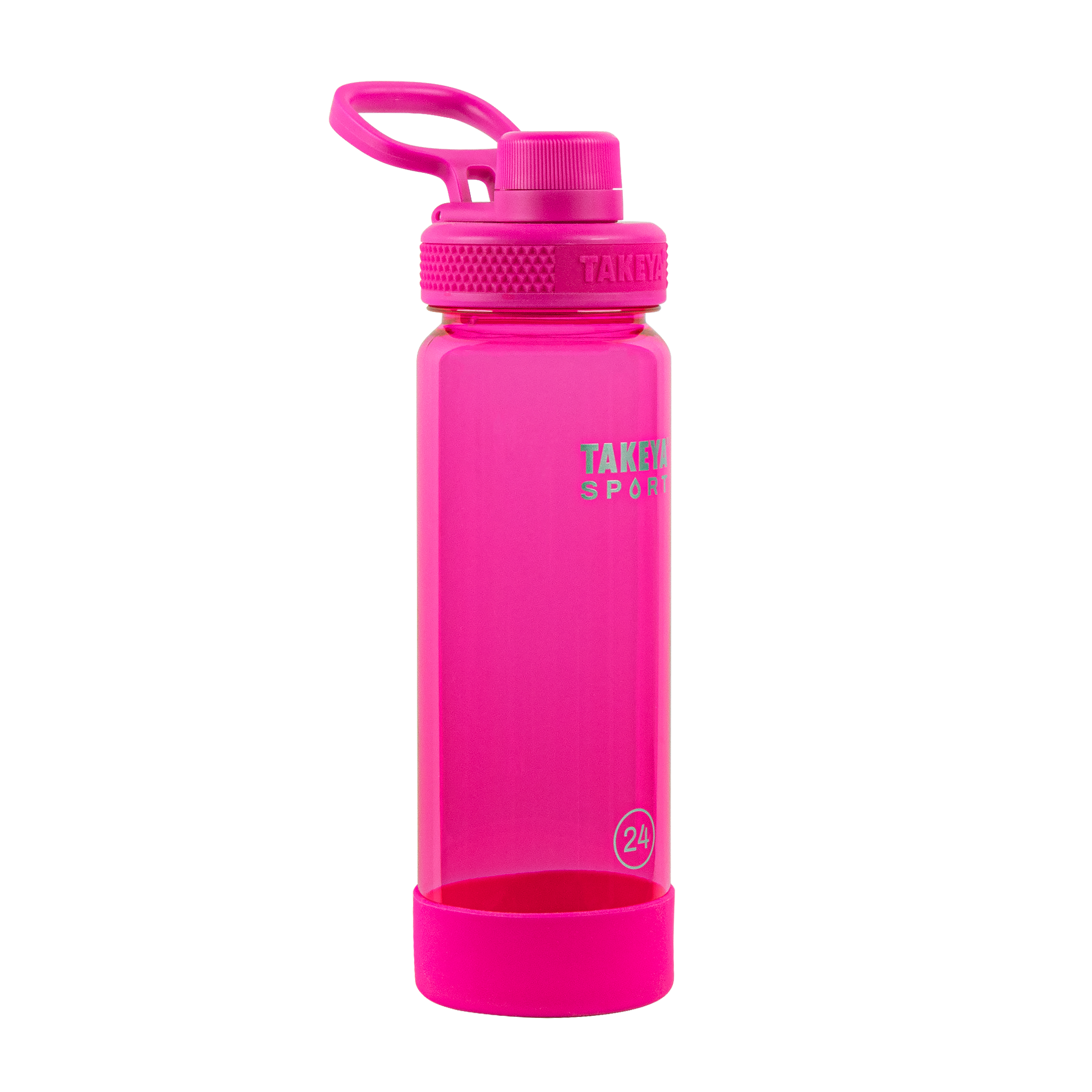 tritan-sport-water-bottle-with-spout-lid-h0 51671-TKS-Tritan-Spout-24-PinkSweep-frontangle.png