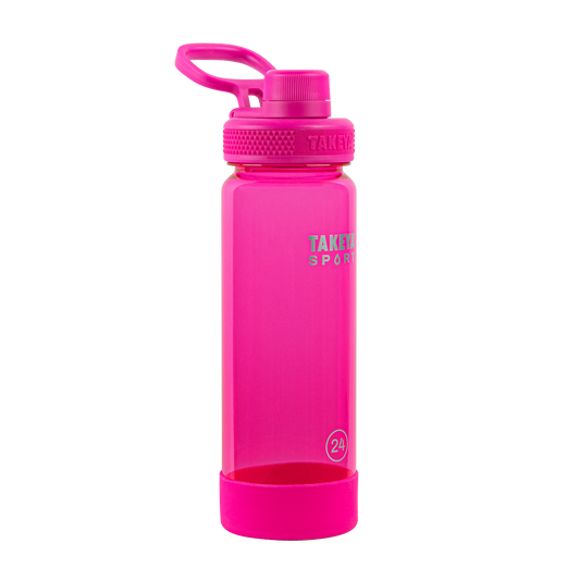 tritan-sport-water-bottle-with-spout-lid-h0 51671-TKS-Tritan-Spout-24-PinkSweep-frontangle.png