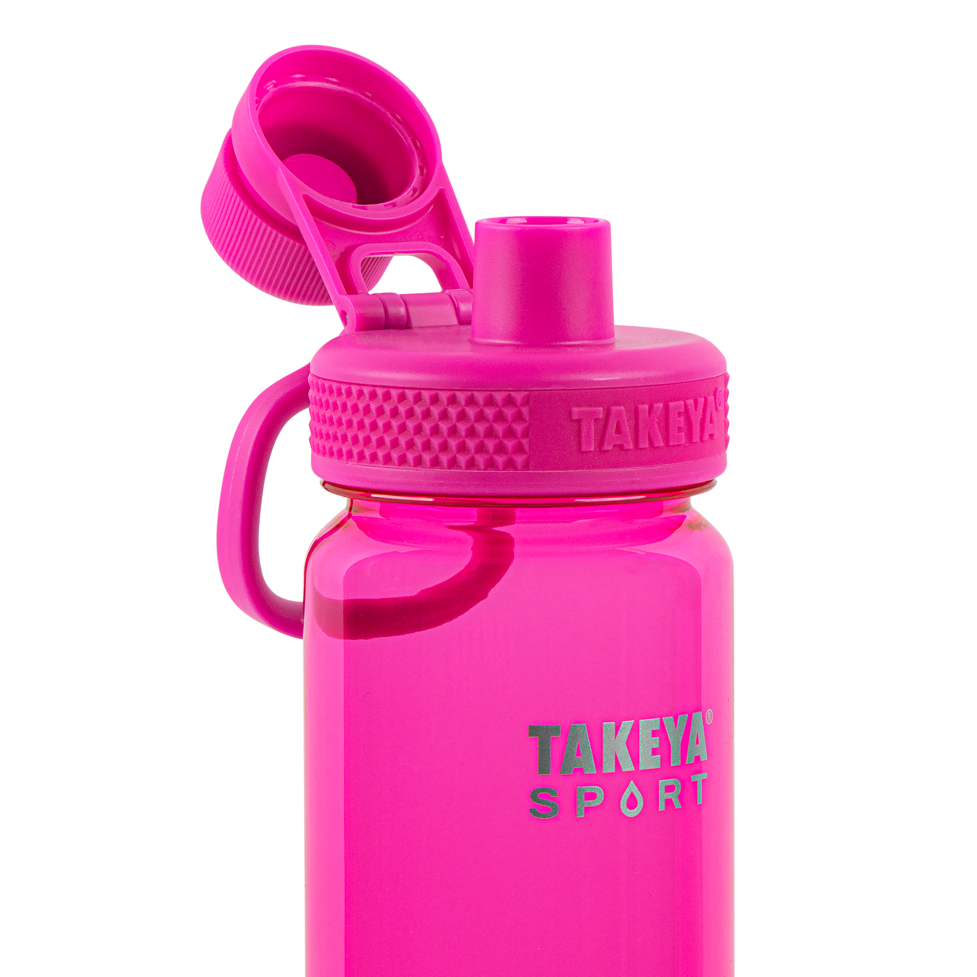 tritan-sport-water-bottle-with-spout-lid-h0 51671-TKS-Tritan-Spout-24-PinkSweep-openlid.png