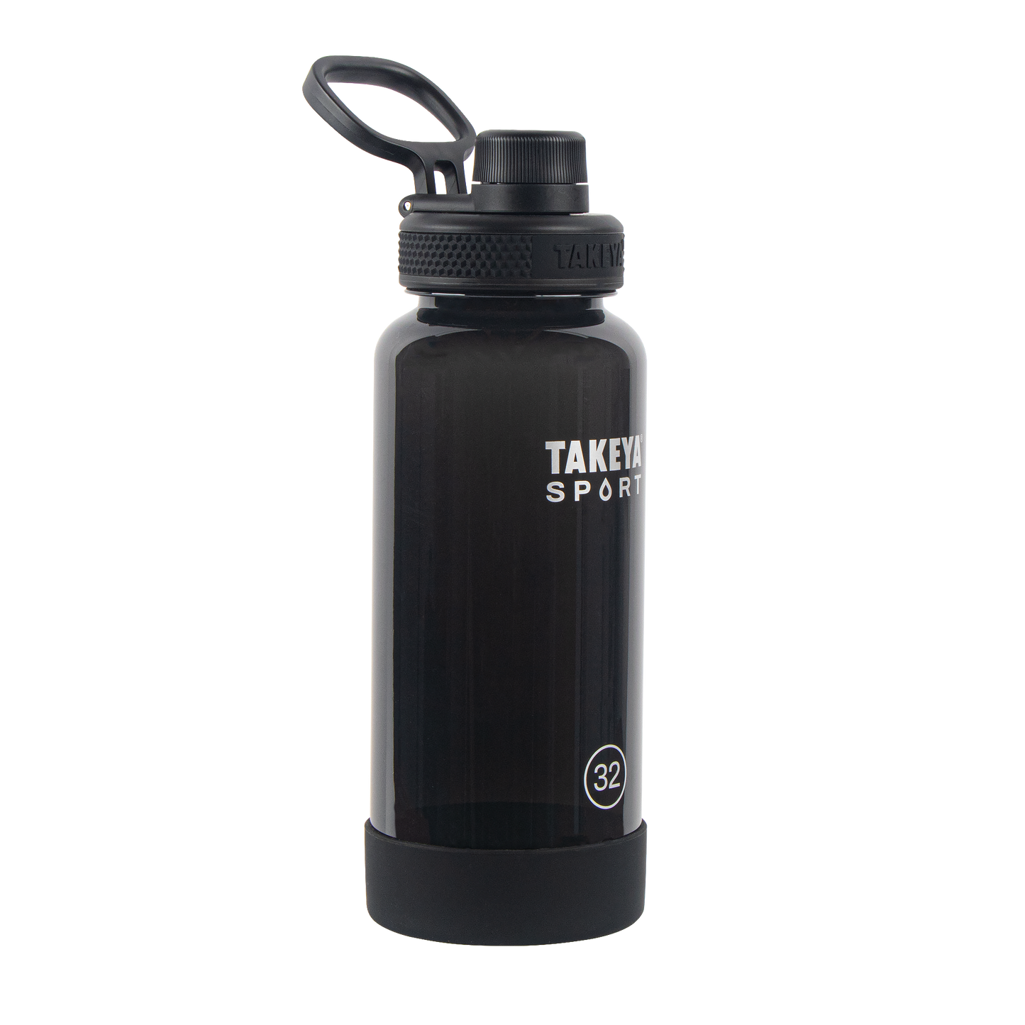 tritan-sport-water-bottle-with-spout-lid-h0 51829-TKS-Tritan-Spout-32-GrandSlamBlack-frontangle.png