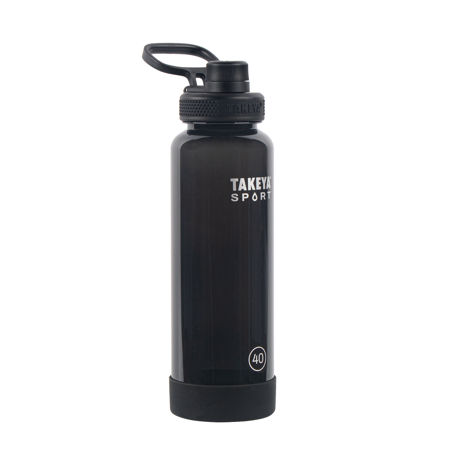 tritan-sport-water-bottle-with-spout-lid-h0 52023-TKS-Tritan-Spout-40-GrandSlamBlack-frontangle.png