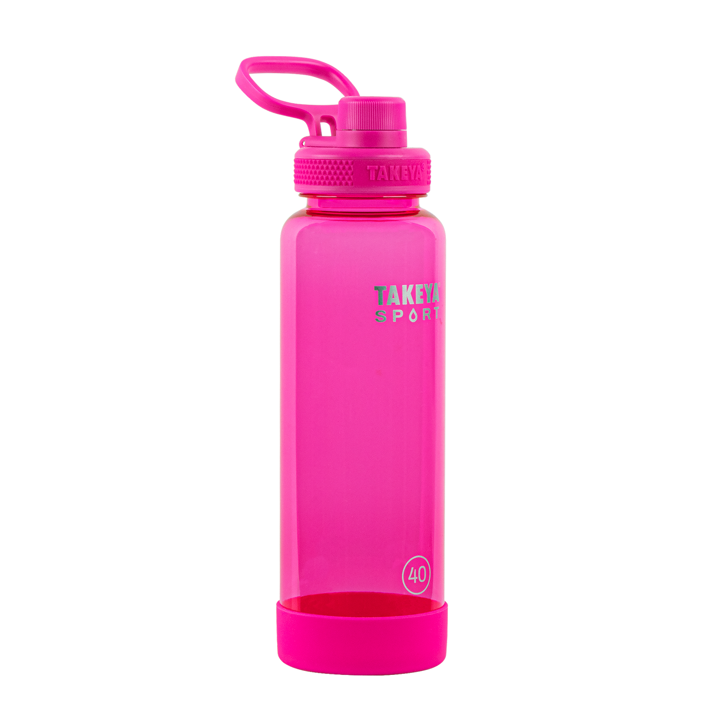 tritan-sport-water-bottle-with-spout-lid-h0 52030-TKS-Tritan-Spout-40-PinkSweep-frontangle.png