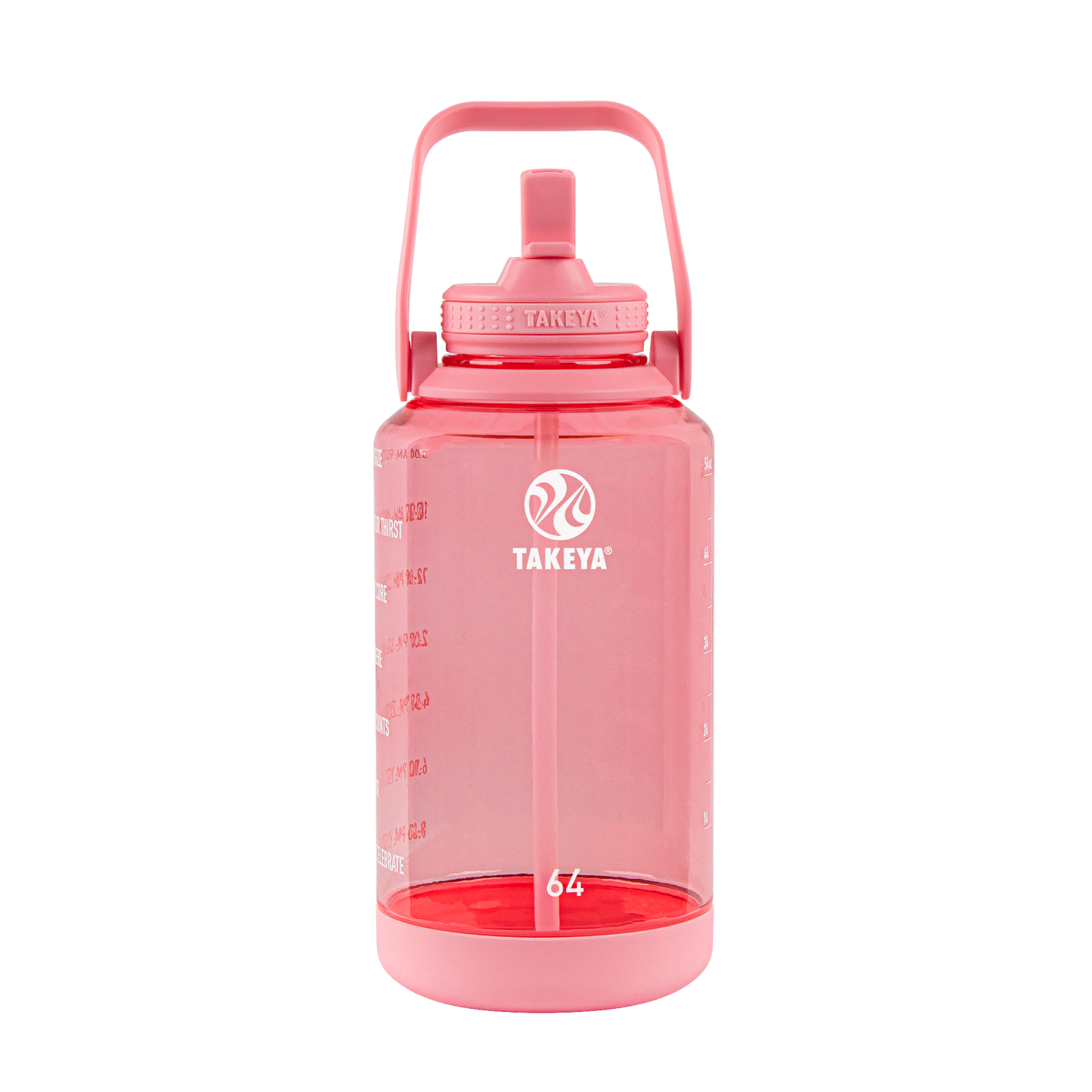 tritan-motivational-water-bottle-with-straw-lid-t3 54143-Tritan-Straw-Motivational-64-FlutterPink-front.png