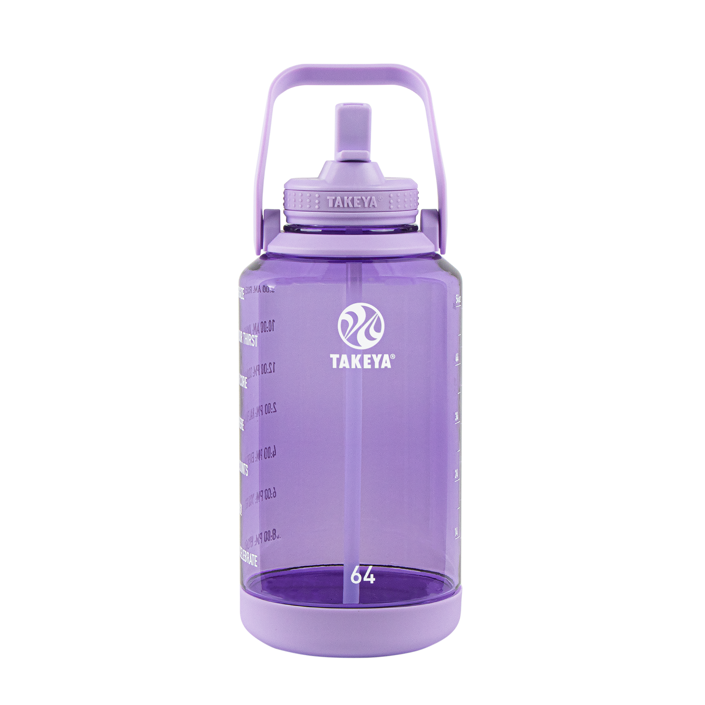 tritan-motivational-water-bottle-with-straw-lid-t3 54144-Tritan-Straw-Motivational-64-VivacityPurple-front.png