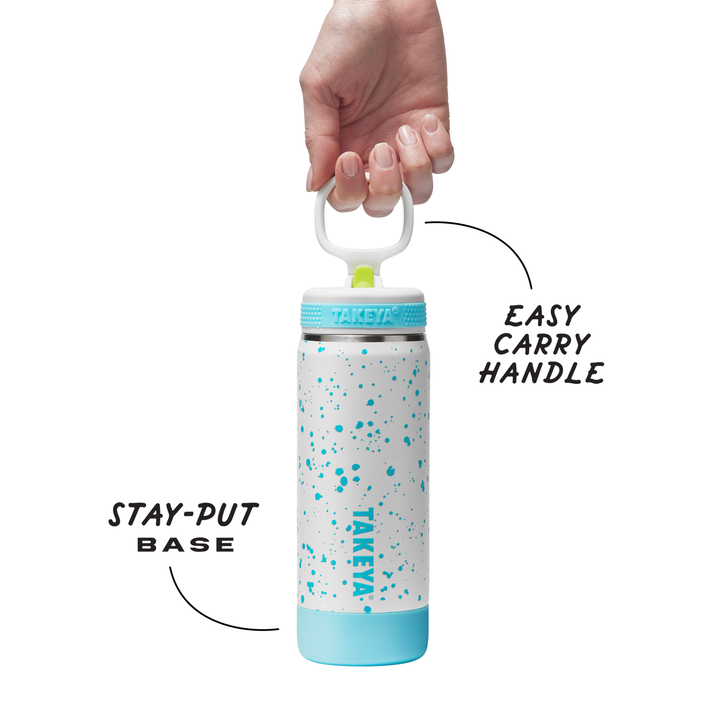 glow-in-the-dark-sport-kids-water-bottle-confetti-with-straw-lid-x1 TKS_SP25_CoreKidsGIDConfetti_StwBtl_CloudGlow_18oz_51368_v3_sRGB-Callout.png